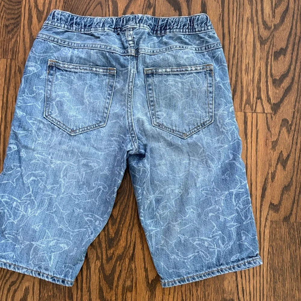 GAP KIDS Light Blue Denim Pull-On Shorts